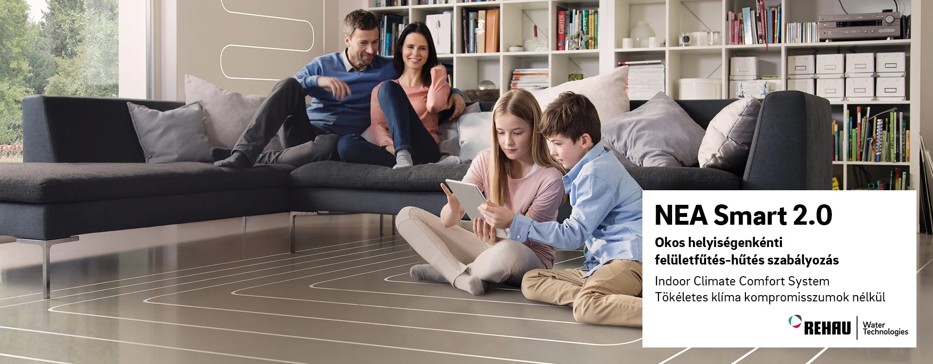 NEA SMART - okos felületfűtés-hűtés szabályozás