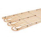 Előszerelt, felületközeli födémfűtő,-hűtő panel oBKT-panel 14/7,5, beton távtartóval 