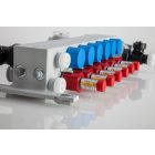 SPEED HKV-D P 8, Connector 16 polimer fűtőkör osztó-gyűjtő átfolyásmérővel, hőmérővel, elzáróval